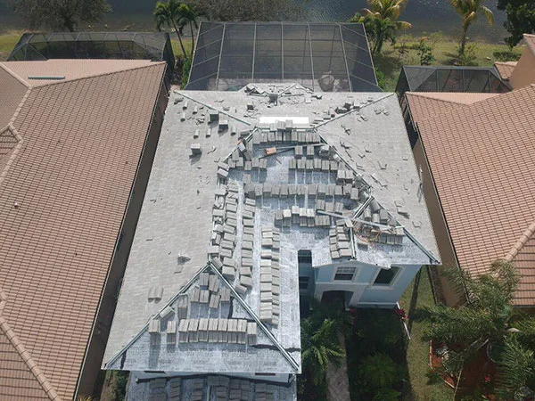 Flat tile home